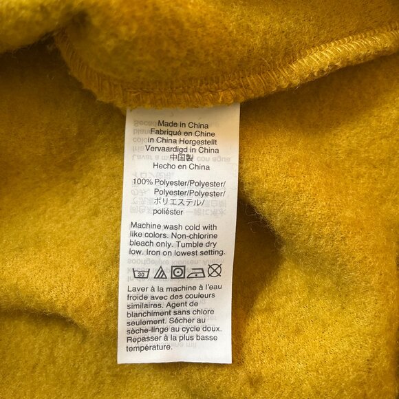 *Madewell* Mustard Yellow Bouclé Bomber | Yellow Teddy Jacket | XXS | Oversized - Picture 13 of 15